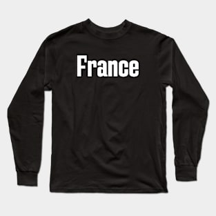 France French Long Sleeve T-Shirt